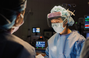 Dr. Susan Chung, Attending, Surgery, performing plastic surgery procedure.