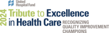 United Hospital Fund's Logo for its 2024 Tribute to Excellence in Health Care: Recognizing Quality Improvement Champions